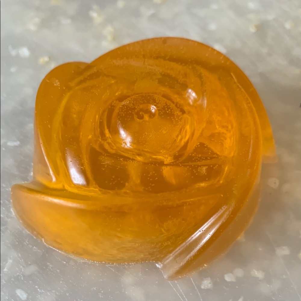 Honey sented Amber Rose-Shaped Soap
